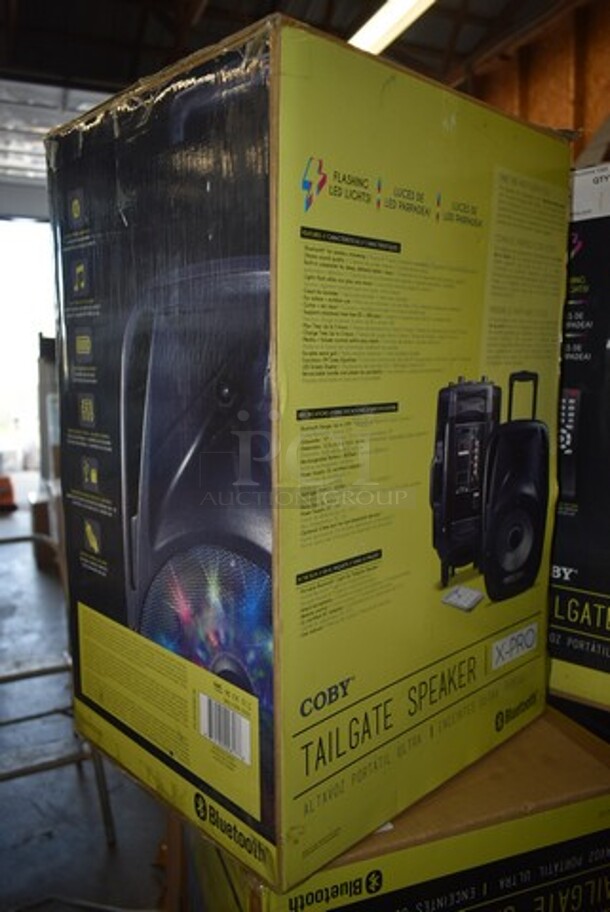 BRAND NEW SCRATCH AND DENT! Coby X Pro 10" Subwoofer Tailgate Speaker. - Image 3 of 4