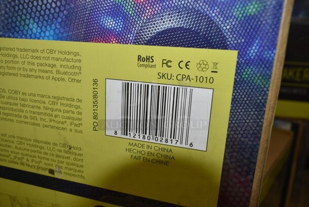 BRAND NEW SCRATCH AND DENT! Coby X Pro 10" Subwoofer Tailgate Speaker. - Image 4 of 4