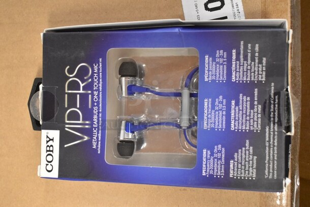 4 BRAND NEW IN BOX! Items Including Coby Universal Remote, Coby Wireless Earbuds, Coby Vipers Earbuds. 4 Times Your Bid! - Image 4 of 5