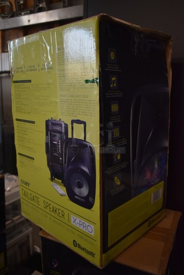 BRAND NEW SCRATCH AND DENT! Coby X Pro 10" Subwoofer Tailgate Speaker. - Image 5 of 5