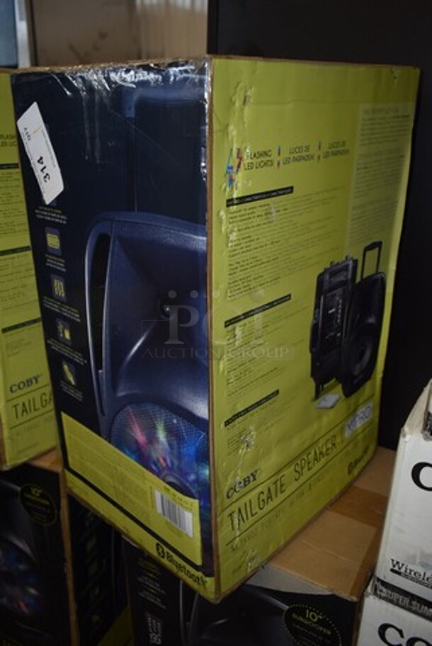 BRAND NEW SCRATCH AND DENT! Coby X Pro 10" Subwoofer Tailgate Speaker. - Image 5 of 5