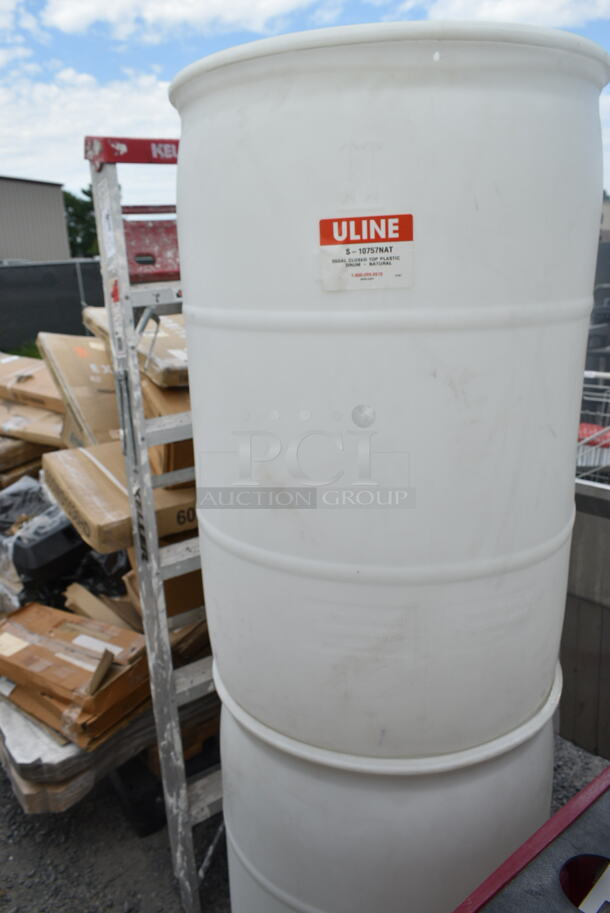 4 Various Items Including 6' A Frame Ladder, 2 Uline S-10757NAT White Poly Bins. 4 Times Your Bid! - Image 4 of 5