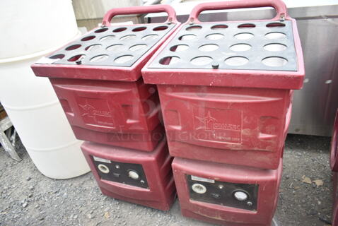 2 Novatek Novair Air Scrubber/Negative Air Machine 1000-500 CFM with HEPA Filtration F1000. 2 Times Your Bid! Tested and Working! 