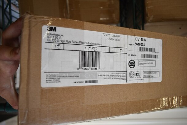 BRAND NEW SCRATCH AND DENT! 3M Water Filtration Products ICE120-S High Flow Series Filtration System with Valve-In-Head Design for Ice Applications - 0.5 Micron and 1.5 GPM - Image 3 of 3