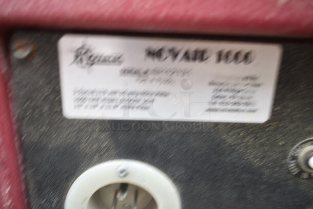 2 Novatek Novair Air Scrubber/Negative Air Machine 1000-500 CFM with HEPA Filtration F1000. 2 Times Your Bid! Tested and Working!  - Image 4 of 5