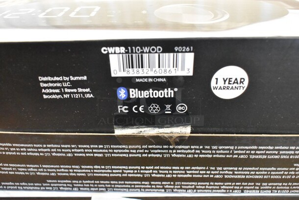 2 BRAND NEW IN BOX! Coby Bluetooth Clock Radio. 2 Times Your Bid! - Image 3 of 3