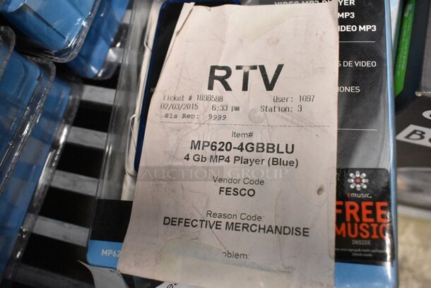 4 BRAND NEW IN BOX! Coby 4 GB Video MP3 Player. 4 Times Your Bid! - Image 3 of 3