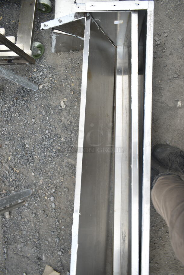 6 Various Stainless Steel Wall Mount Shelves. 6 Times Your Bid!  - Image 3 of 6