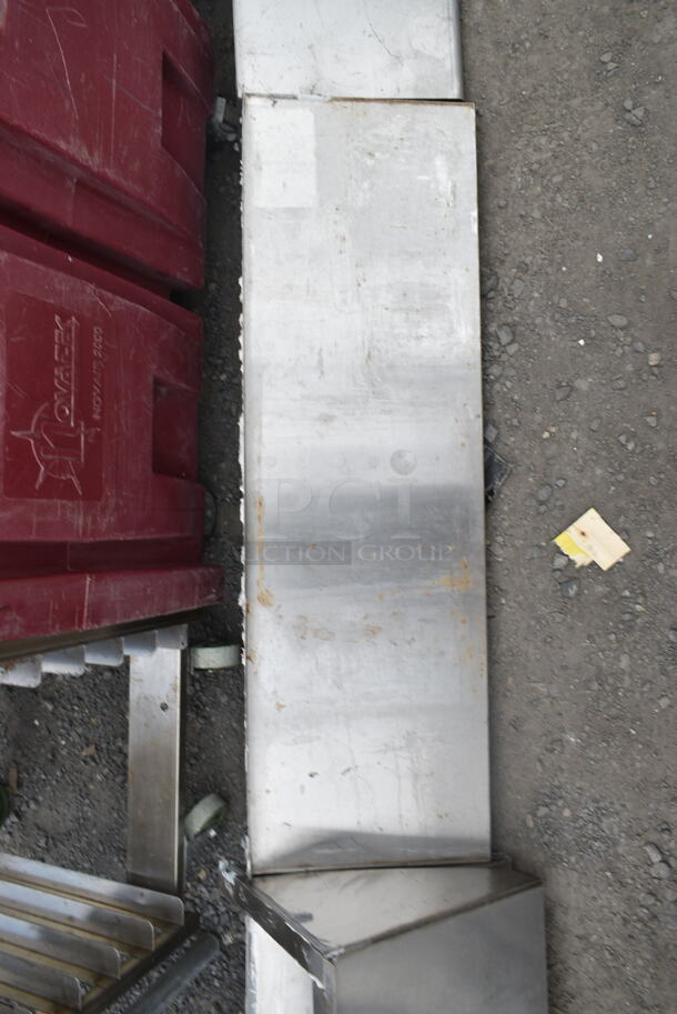 6 Various Stainless Steel Wall Mount Shelves. 6 Times Your Bid!  - Image 4 of 6