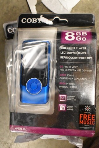 4 BRAND NEW IN BOX! Coby 8 GB Video MP3 Player. 4 Times Your Bid!