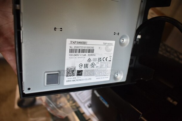 3 BRAND NEW SCRATCH AND DENT! Receipt Printers Including Star TSP100, Star TSP100III and Star TSP100IIIU. 3 Times Your Bid!  - Image 8 of 8