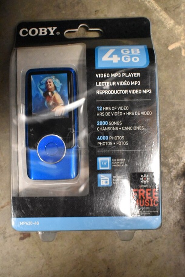 4 BRAND NEW IN BOX! Coby 4 GB Video MP3 Player. 4 Times Your Bid! - Image 1 of 3
