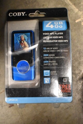 4 BRAND NEW IN BOX! Coby 4 GB Video MP3 Player. 4 Times Your Bid!