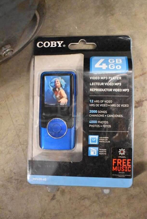 3 BRAND NEW IN BOX! Coby 4 GB Video MP3 Player. 3 Times Your Bid! - Image 1 of 3