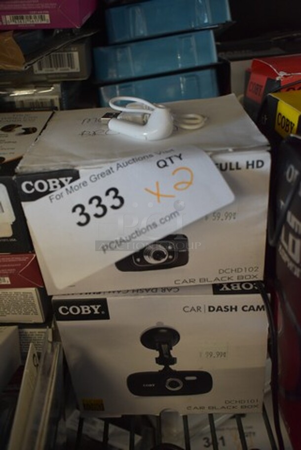 2 BRAND NEW! Coby DCHD101/DCHD102 Full HD Car Dash Cam. 2 Times Your Bid!  - Image 3 of 6