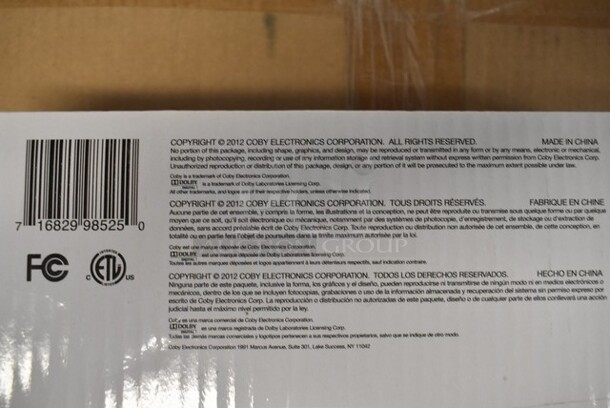 3 BRAND NEW IN BOX! Items Including 2 Coby Compact 5.1 Channel DVD Player, Coby HDMI High Speed Cable. 3 Times Your Bid! - Image 3 of 9