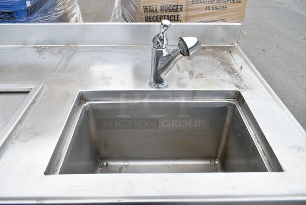 Stainless Steel Work Station w/ 2 Bays - Image 3 of 6