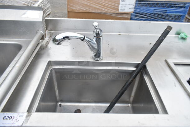 Stainless Steel Work Station w/ 2 Bays - Image 5 of 6