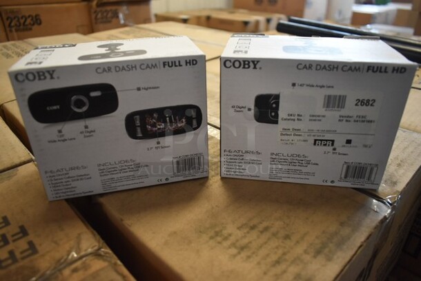 2 BRAND NEW! Coby DCHD101/DCHD102 Full HD Car Dash Cam. 2 Times Your Bid!  - Image 3 of 5