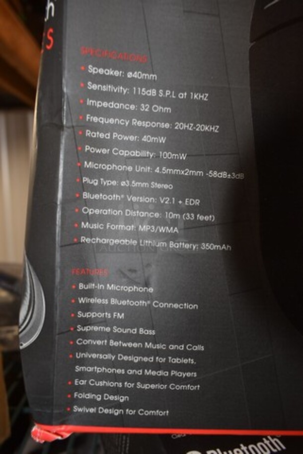 3 BRAND NEW! Coby Headphones. 3 Times Your Bid!  - Image 3 of 8