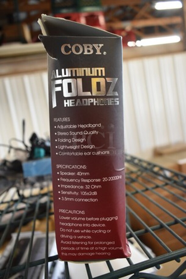 3 BRAND NEW! Coby Headphones. 3 Times Your Bid!  - Image 8 of 8