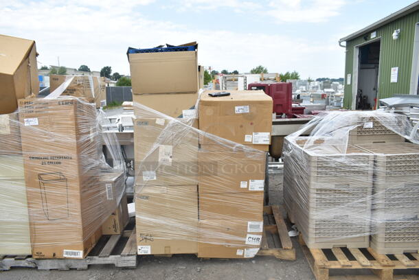 PALLET LOT of 14 BRAND NEW! Boxes of Carlisle RG3614 Blue Poly Dish Racks. 14 Times Your Bid! - Image 2 of 10