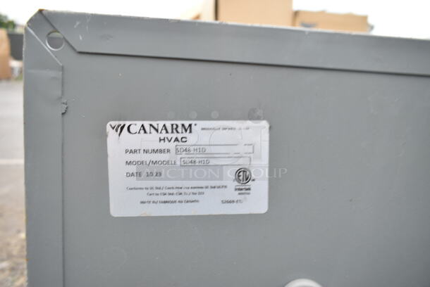 BRAND NEW SCRATCH AND DENT! Canarm SD48-H1D 48" 1-Speed Standard Wall Exhaust Fan SD48-H1D. 17200 CFM, 850 RPM, 230 Volts, 1 Phase - Image 4 of 4
