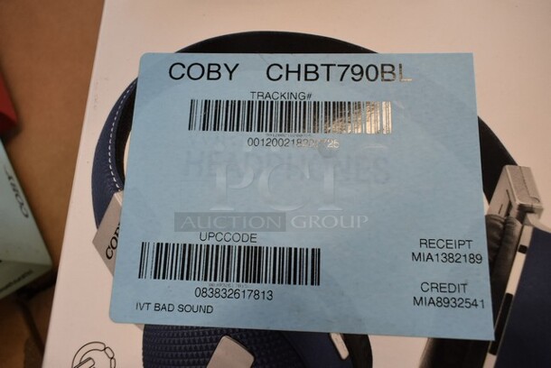 4 BRAND NEW! Various Coby Headphones. 4 Times Your Bid!  - Image 4 of 10