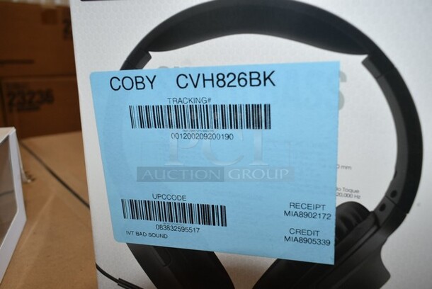 4 BRAND NEW! Various Coby Headphones. 4 Times Your Bid!  - Image 9 of 10