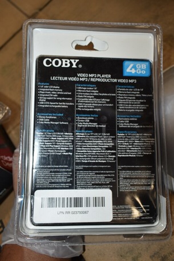 11 BRAND NEW! Coby Video MP3 Players. 11 Times Your Bid!  - Image 3 of 3