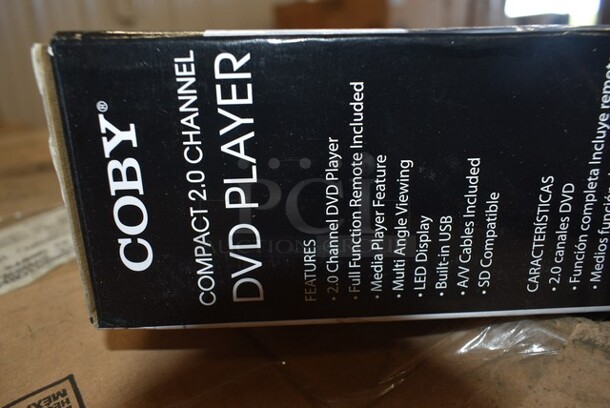 3 BRAND NEW! Coby CDV-30 Compact 2.0 Channel DVD Player. 3 Times Your Bid!  - Image 3 of 4