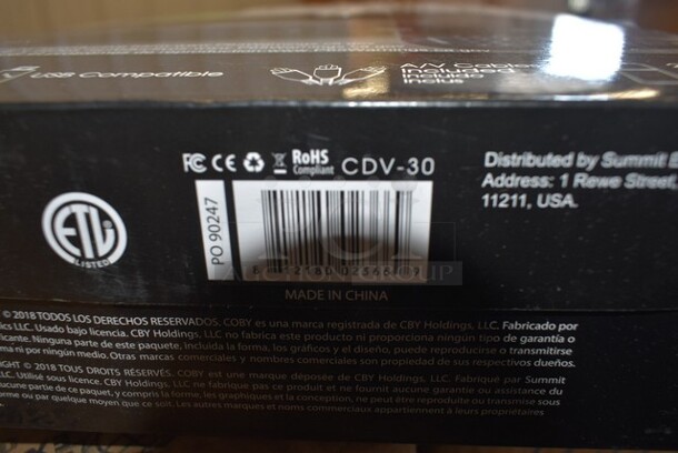 3 BRAND NEW! Coby CDV-30 Compact 2.0 Channel DVD Player. 3 Times Your Bid!  - Image 4 of 4