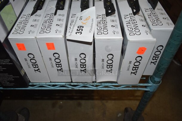 6 BRAND NEW! Coby CSTB-600 Digital TV Converter. 6 Times Your Bid!  - Image 2 of 4