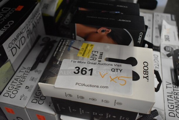 5 BRAND NEW! Various Ear Buds. 5 Times Your Bid!  - Image 2 of 3