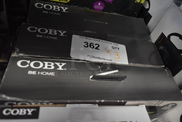 3 BRAND NEW! Coby CRABT-104 Bluetooth Alarm Clock. 3 Times Your Bid!  - Image 3 of 6