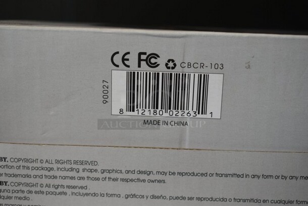 2 BRAND NEW! Coby CBCR-103 AM/FM Digital Alarm Clock. 2 Times Your Bid!  - Image 3 of 3