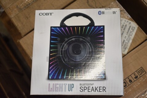 3 BRAND NEW! Coby Light Up Bluetooth Speaker. 3 Times Your Bid! 
