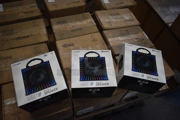 3 BRAND NEW! Coby Light Up Bluetooth Speaker. 3 Times Your Bid!  - Image 5 of 5