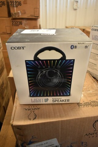 3 BRAND NEW! Coby Light Up Bluetooth Speaker. 3 Times Your Bid! 