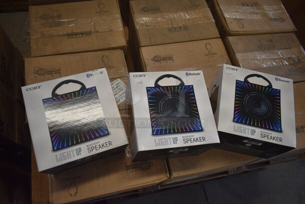 3 BRAND NEW! Coby Light Up Bluetooth Speaker. 3 Times Your Bid!  - Image 3 of 3
