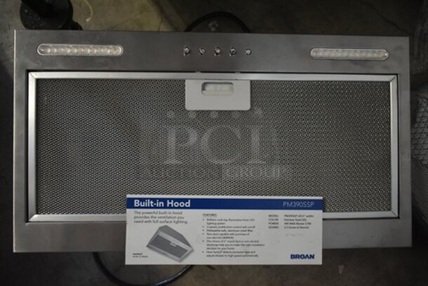 Broan PM390SSP 20.5-Inch Custom Range Hood Power - Image 1 of 5