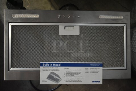 Broan PM390SSP 20.5-Inch Custom Range Hood Power