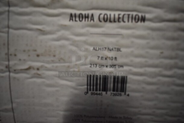 7'x10' ALH17 BATBL Aloha Collection Rug.  - Image 3 of 5