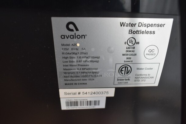 2 Avalon A25 Self Cleaning Bottleless Water Cooler Dispenser. 2 Times Your Bid!  Tested and Working! - Image 5 of 8