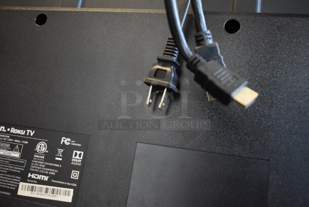 Onn 100005396 50" Television. 120 Volts, 1 Phase. Buyer Must Pick Up - We Will Not Ship This Item. - Image 4 of 5