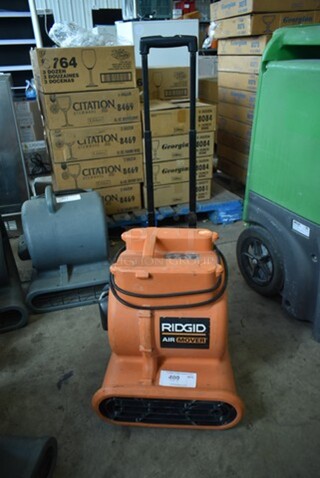 Rigid AM25600 Floor Style Air Mover w/ Handle. 120 Volts, 1 Phase. Tested and Working!