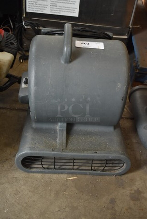AP110004 Floor Style Air Mover w/ Handle. 115 Volts, 1 Phase. Tested and Working! - Image 1 of 4