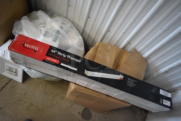 BRAND NEW! Avantco 177SW48T 48" High Wattage Strip Warmer with On/Off Toggle Controls. 120 Volts, 1 Phase.  - Image 2 of 5