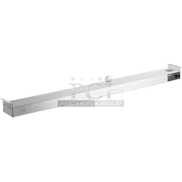 2 BRAND NEW IN BOX! ServIt 423SWI48CP Stainless Steel Commercial 48" High Wattage Strip Warmer with Infinite Controls. 120 Volts, 1 Phase. 2 Times Your Bid! - Image 1 of 4