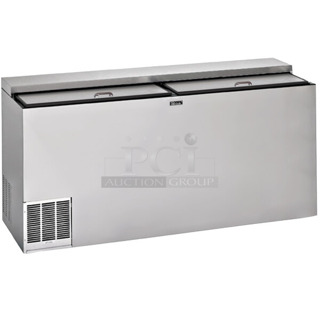 BRAND NEW SCRATCH AND DENT! 2023 Perlick BC48RT-3-SS 48" Stainless Steel Horizontal Bottle Cooler. 115 Volts, 1 Phase. Tested and Working!